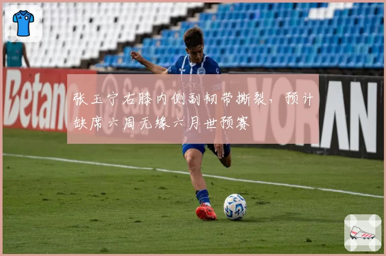 张玉宁右膝内侧副韧带撕裂，预计缺席六周无缘六月世预赛